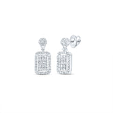 1/2CTW-DIA P1 GIFT EMERALD DANGLING EARRING